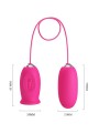 PRETTY LOVE - Ovulo vibrante a forma di margherita + lingua stimolante