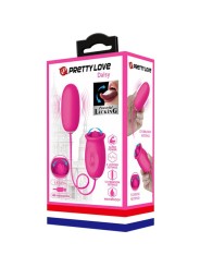 PRETTY LOVE - OEUF VIBRANT DAISY + LANGUE STIMULANTE CLITORIS ROSE