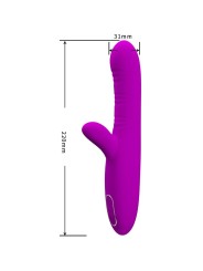 PRETTY LOVE - ANGELIQUE VIBRATORE MULTIFUNZIONE + STIMOLATORE CLITORID