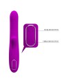 PRETTY LOVE - ANGELIQUE VIBRATORE MULTIFUNZIONE + STIMOLATORE CLITORID