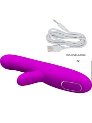 PRETTY LOVE - ANGELIQUE VIBRATORE MULTIFUNZIONE + STIMOLATORE CLITORID