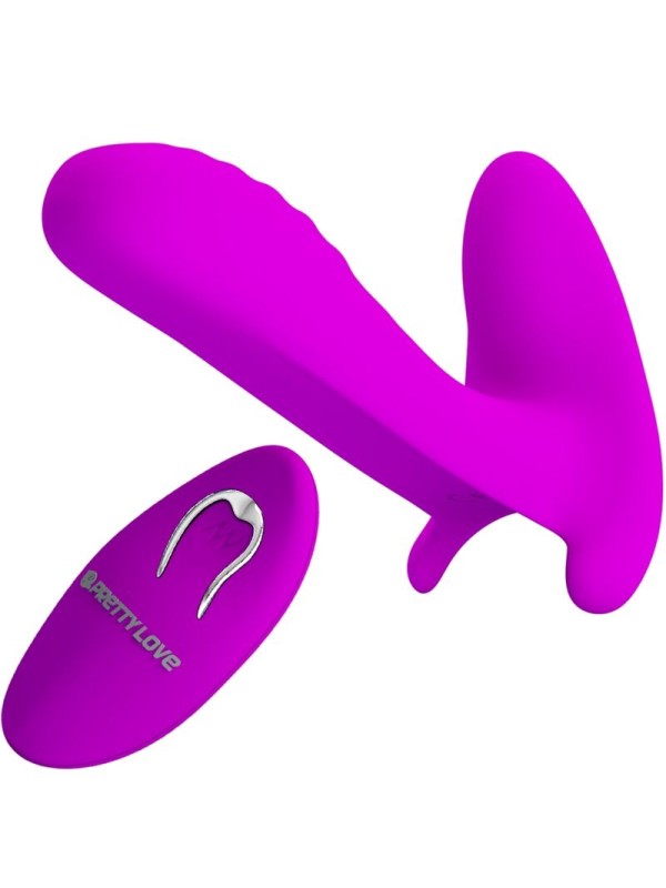 PRETTY LOVE - MASSAGEADOR E VIBRADOR 12 VIBRAÇÕES CONTROLE REMOTO ROXO
