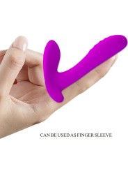 PRETTY LOVE - MASSAGER & VIBRATOR 12 VIBRATIONEN FERNBEDIENUNG LILA