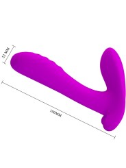 PRETTY LOVE - MASSAGEADOR E VIBRADOR 12 VIBRAÇÕES CONTROLE REMOTO ROXO