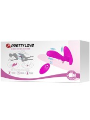 PRETTY LOVE - MASAJEADOR & VIBRADOR 12 VIBRACIONES CONTROL REMOTO MORA