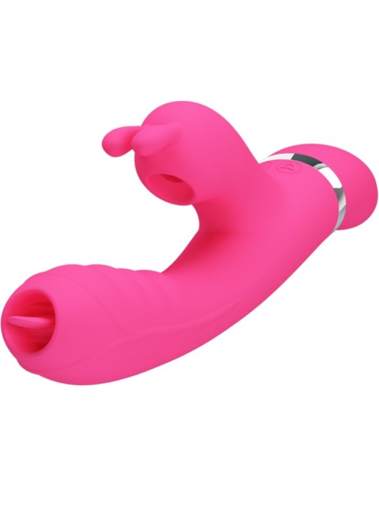 PRETTY LOVE - PHOENIX MULTIFUNCTIONELE KONIJN VIBRATOR ROZE