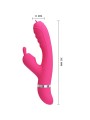 PRETTY LOVE - PHOENIX MULTIFUNCTION RABBIT VIBRATOR PINK