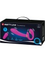 PRETTY LOVE - THUNDERBIRD DOPPIO VIBRATORE CON STRAP-ON E TELECOMANDO 