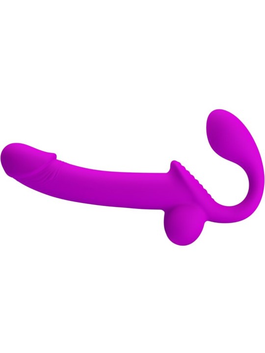 PRETTY LOVE - ESTIMULADOR KELPIE DOUBLE STRAP-ON ROXO