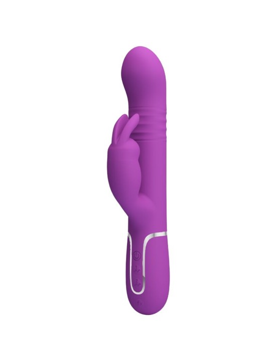 PRETTY LOVE - VIBRATEUR LAPIN MULTIFONCTION COALE 4 EN 1 VIOLET