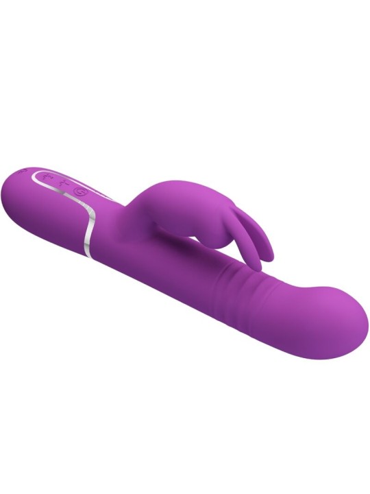 PRETTY LOVE - COALE 4 IN 1 MULTIFUNCTION RABBIT VIBRATOR PURPLE