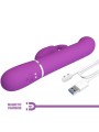 PRETTY LOVE - VIBRATEUR LAPIN MULTIFONCTION COALE 4 EN 1 VIOLET