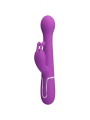 PRETTY LOVE - DEJON VIBRADOR RABBIT MULTIFUNCIÓN 3 EN 1 MORADO