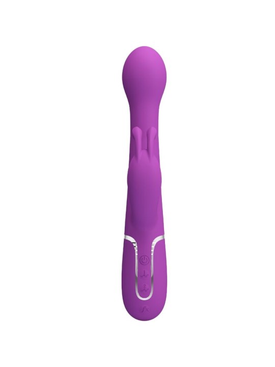 PRETTY LOVE - DEJON 3 IN 1 MULTIFUNKTIONS-RABBIT-VIBRATOR LILA
