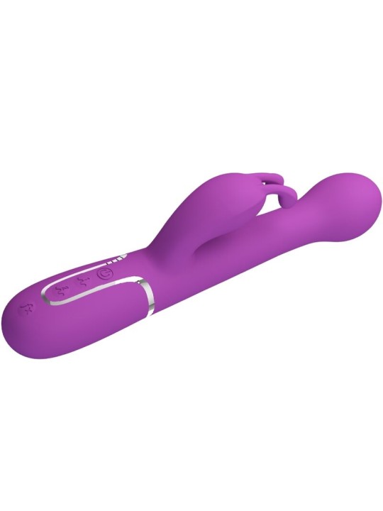 PRETTY LOVE - DEJON 3 IN 1 MULTIFUNKTIONS-RABBIT-VIBRATOR LILA