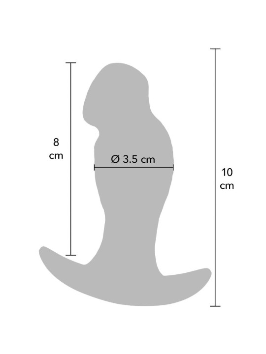 HIDDEN DESIRE - INFERNO PLUG ANAL REALISTA 10 CM