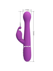 PRETTY LOVE - DEJON 3 IN 1 MULTIFUNKTIONS-RABBIT-VIBRATOR LILA