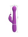 PRETTY LOVE - DEJON 3 IN 1 MULTIFUNZIONE VIBRATORE CONIGLIO VIOLA