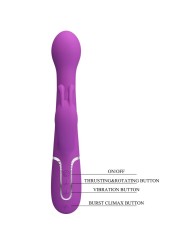 PRETTY LOVE - DEJON 3 IN 1 MULTIFUNCTIONELE KONIJNENVIBRATOR PAARS
