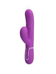 PRETTY LOVE - PERLITA 3 IN 1 VIBRATORE MULTIFUNZIONE CONIGLIO VIOLA