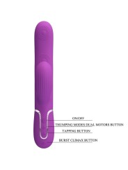 PRETTY LOVE - PERLITA 3 EM 1 MULTIFUNCIONAL COELHO VIBRADOR ROXO