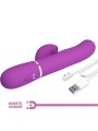PRETTY LOVE - PERLITA 3 IN 1 MULTIFUNKTIONS-RABBIT-VIBRATOR LILA