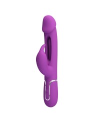PRETTY LOVE - KAMPAS VIBRATEUR LAPIN MULTIFONCTION 3 EN 1 VIOLET