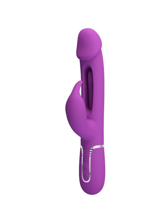 PRETTY LOVE - KAMPAS 3 IN 1 MULTIFUNKTIONS-RABBIT-VIBRATOR LILA