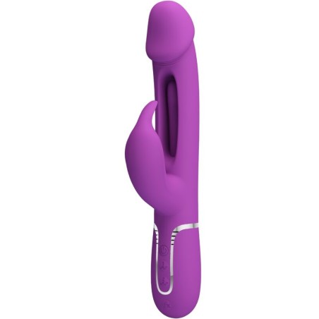 PRETTY LOVE - KAMPAS 3 IN 1 MULTIFUNCTIONELE KONIJNENVIBRATOR PAARS