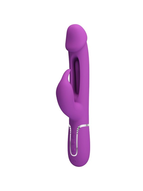 PRETTY LOVE - KAMPAS 3 IN 1 MULTIFUNKTIONS-RABBIT-VIBRATOR LILA