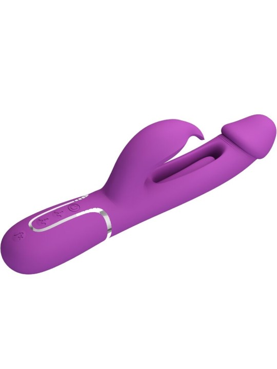 PRETTY LOVE - KAMPAS 3 IN 1 MULTIFUNKTIONS-RABBIT-VIBRATOR LILA