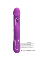PRETTY LOVE - KAMPAS 3 IN 1 MULTIFUNKTIONS-RABBIT-VIBRATOR LILA