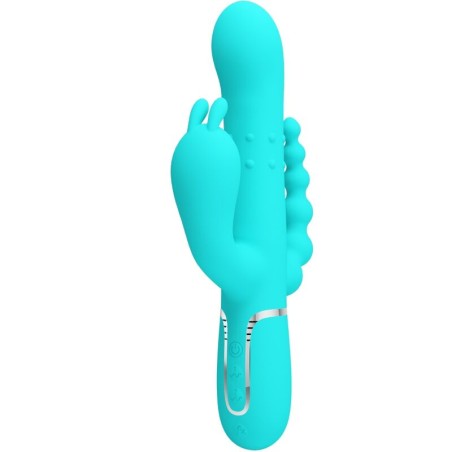 PRETTY LOVE - CAMMY TRIPLE VIBRATOR KONIJN MULTIFUNCTIONEEL 4 IN 1 BLA