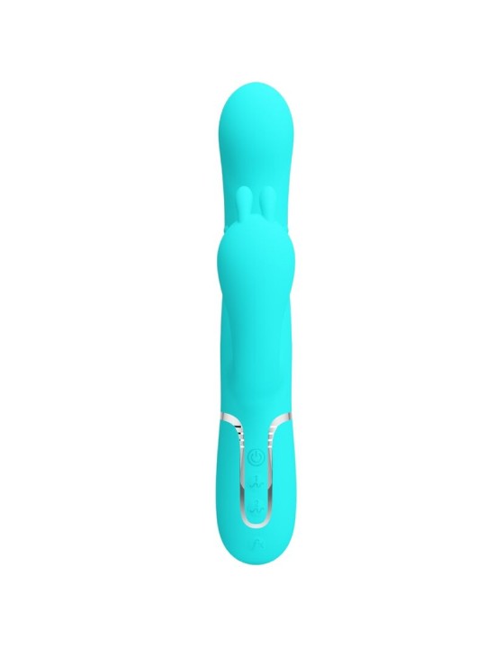 PRETTY LOVE - CAMMY 4 EN 1 VIBRATEUR MULTIFONCTION TRIPPLE RABBIT BLEU