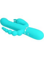 PRETTY LOVE - CAMMY 4 IN 1 MULTIFUNZIONE VIBRATORE TRIPLE RABBIT BLU
