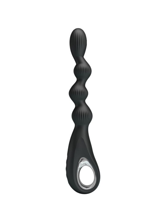 PRETTY LOVE - FEDERER VIBRADOR ANAL 12 VIBRACIONES NEGRO