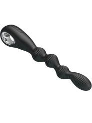 PRETTY LOVE - FEDERER VIBRADOR ANAL 12 VIBRAÇÕES PRETO