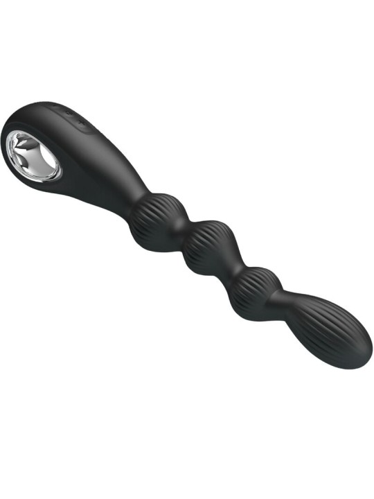 PRETTY LOVE - FEDERER ANALVIBRATOR 12 VIBRATIONEN SCHWARZ