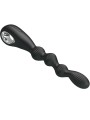 PRETTY LOVE - FEDERER VIBRADOR ANAL 12 VIBRACIONES NEGRO