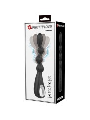 PRETTY LOVE - FEDERER VIBRADOR ANAL 12 VIBRAÇÕES PRETO