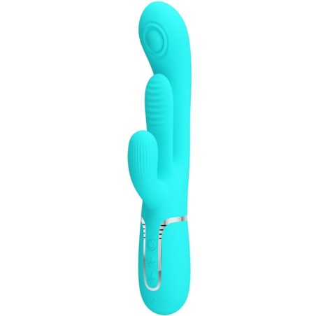 PRETTY LOVE - SHANIA DRIEVOUDIGE VIBRATOR KONIJN MULTIFUNCTIONEEL 3 IN