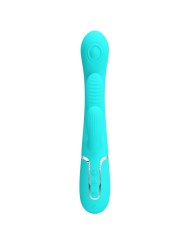 PRETTY LOVE - SHANIA TRIPLE RABBIT MULTIFUNCIONAL VIBRADOR 3 EM 1 AZUL
