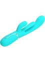 PRETTY LOVE - SHANIA TRIPLE RABBIT MULTIFUNCIONAL VIBRADOR 3 EM 1 AZUL
