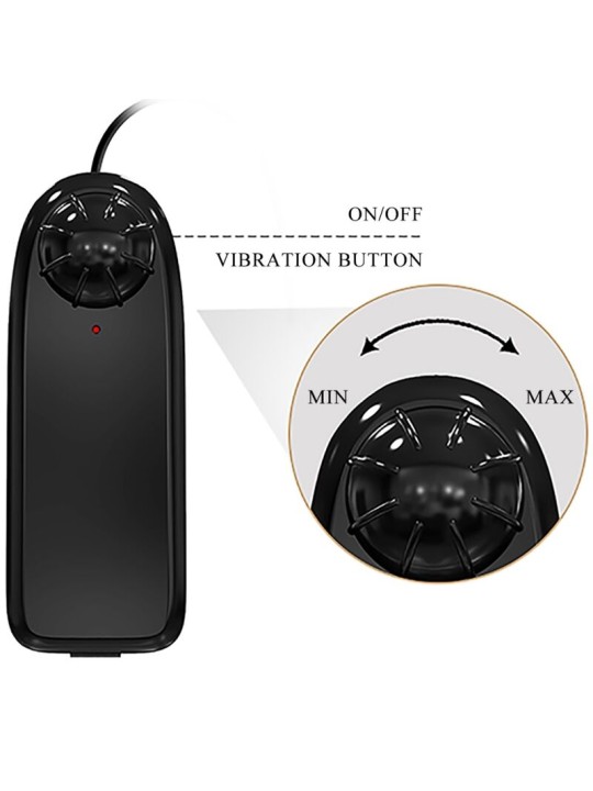 BAILE - BAHAMUT VIBRADOR REALISTA 21,8 CM CARNE CONTROLE REMOTO