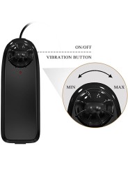 BAILE - CATOBLEPAS VIBRADOR REALISTA 20,6 CM CARNE CONTROLE REMOTO
