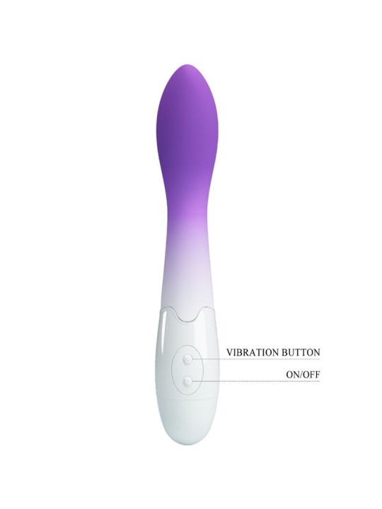 PRETTY LOVE - VIBRADOR BISHOP G-SPOT 30 VIBRAÇÕES ROXO