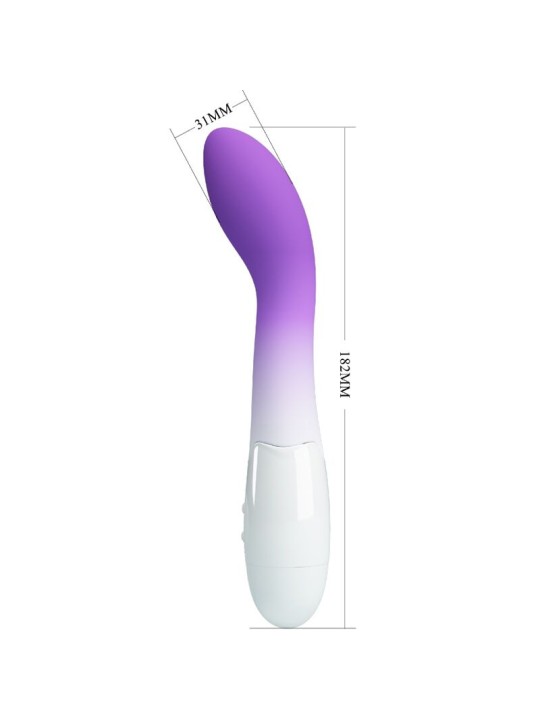 PRETTY LOVE - VIBRATORE PUNTO G BISHOP 30 VIBRAZIONI VIOLA