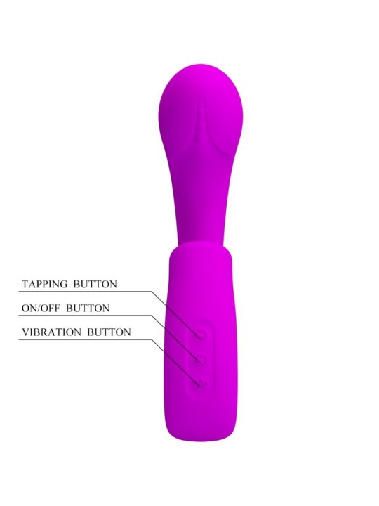 PRETTY LOVE - SIBEL SIBEL G-SPOT VIBRATOR + CLITORIS STIMULATOR 10 VIB