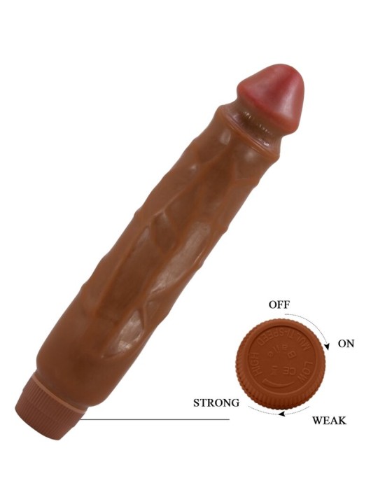 BAILE - REALISTISCHE VIBRERENDE JACK 26 CM MULATTO