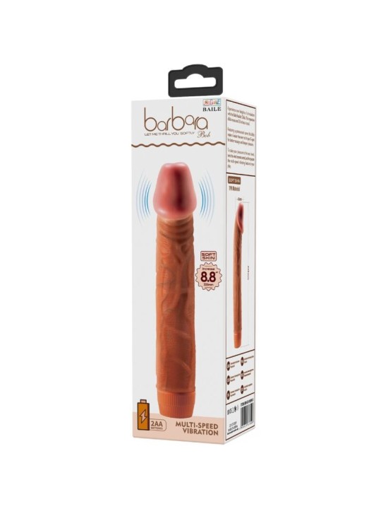 BAILE - BOB VIBRADOR REALISTA 22,5 CM MULATO